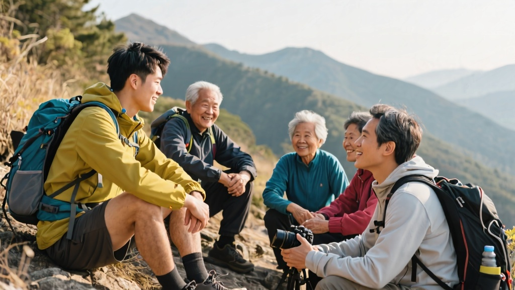 中产玩户外的尽头，是老年徒步团？