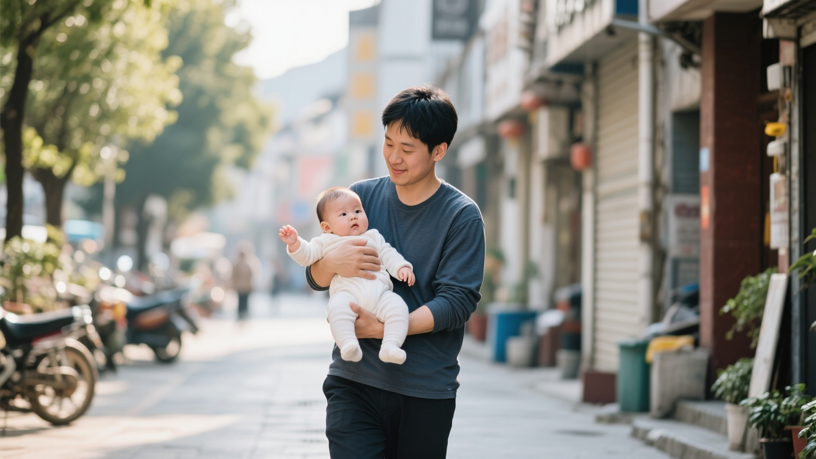 一个摩梭家庭的育儿实践：妻子上班，丈夫带娃