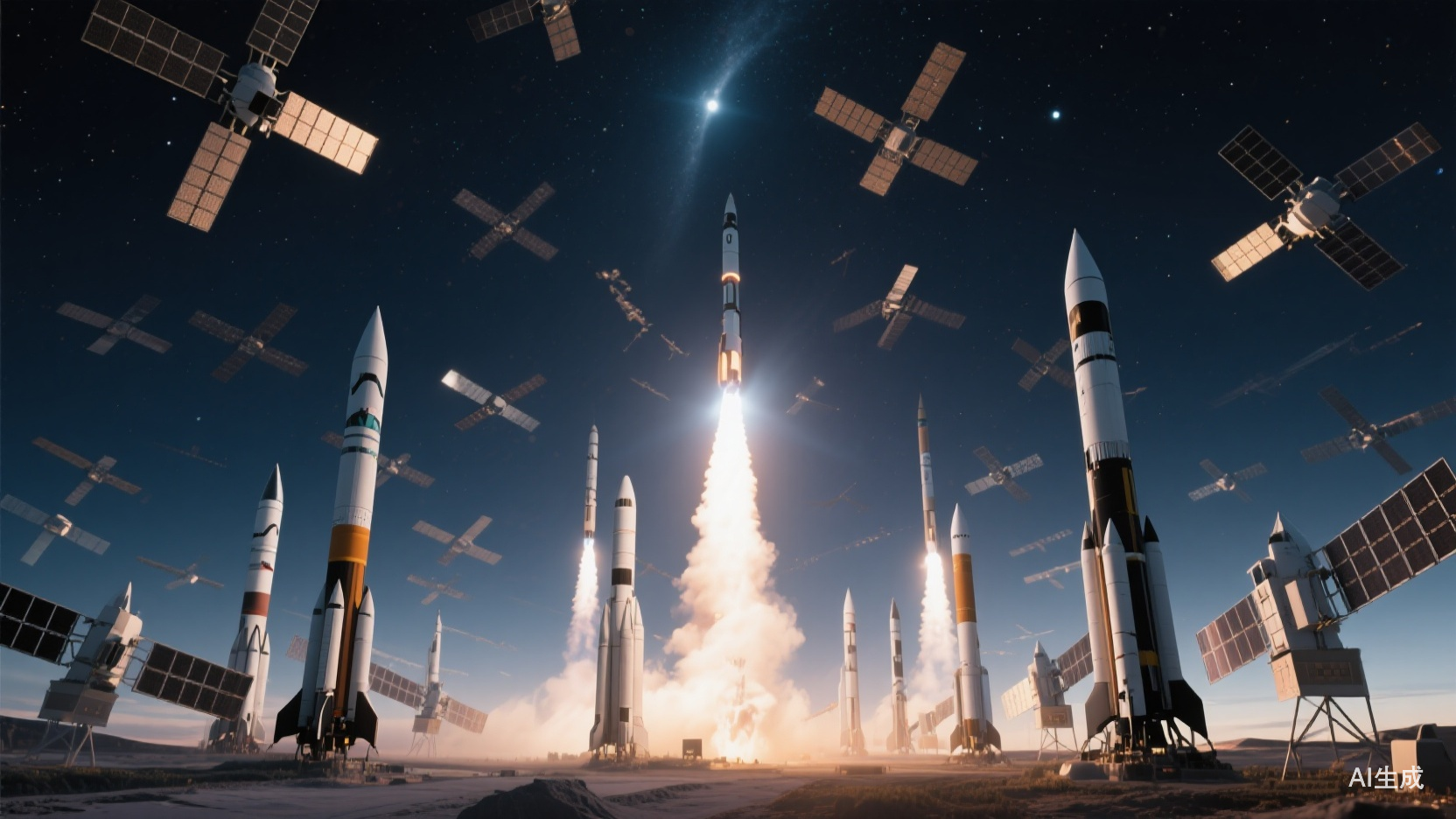 太空圈地，中美万颗卫星竞速中的确定性机会