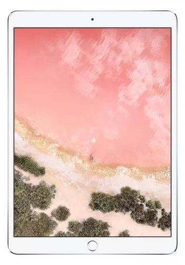 出现的一些别具新意的壁纸则是俯视角度的美丽海滩,在 ipad pro 上