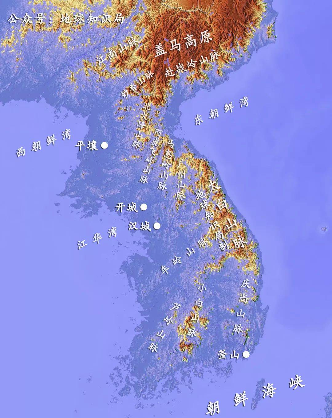 在洪水后的新世界格局里,长白山脉和朝鲜半岛上的太白山脉会连成一体