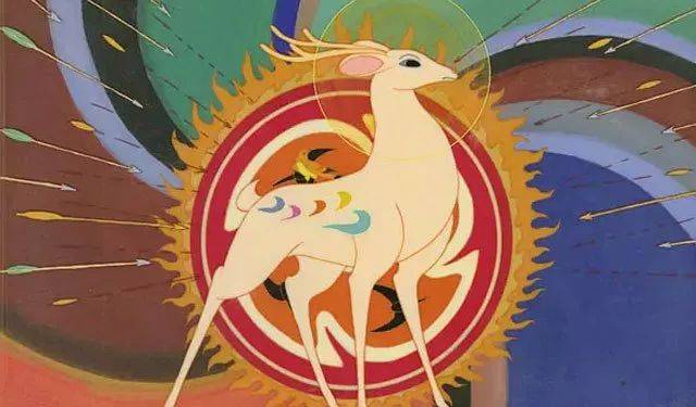 80年代的经典动画《九色鹿》