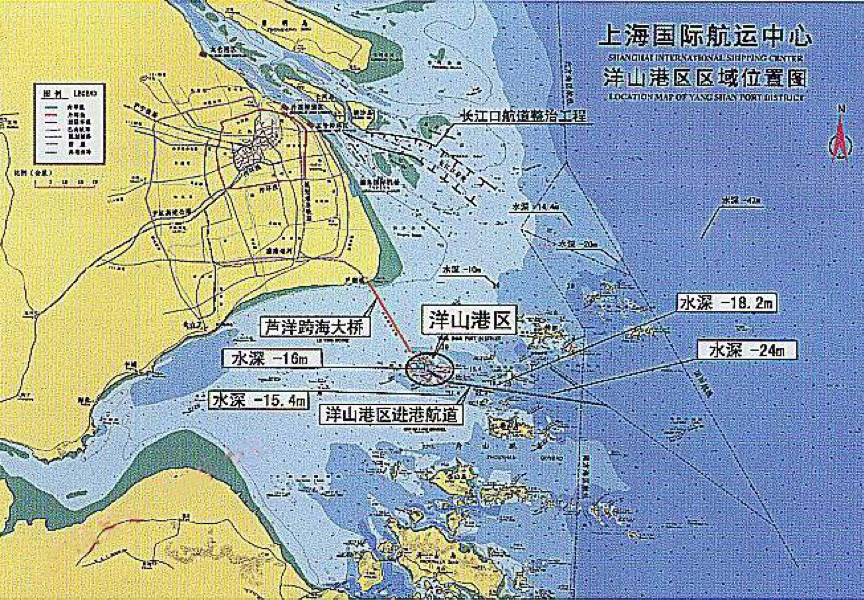 洋山港地图图片