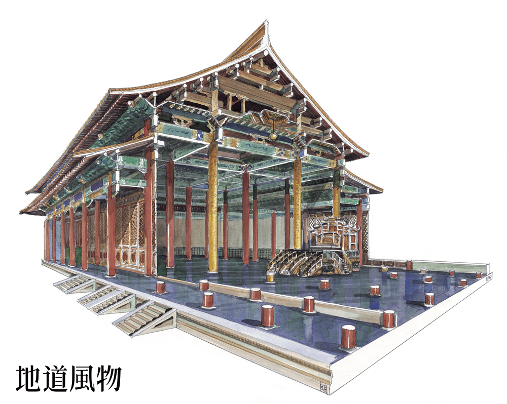 宫殿屋顶结构图片