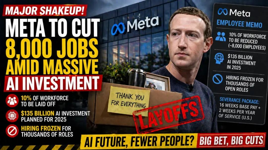 Meta Lays Off 8000 to Fuel AI Data Harvest