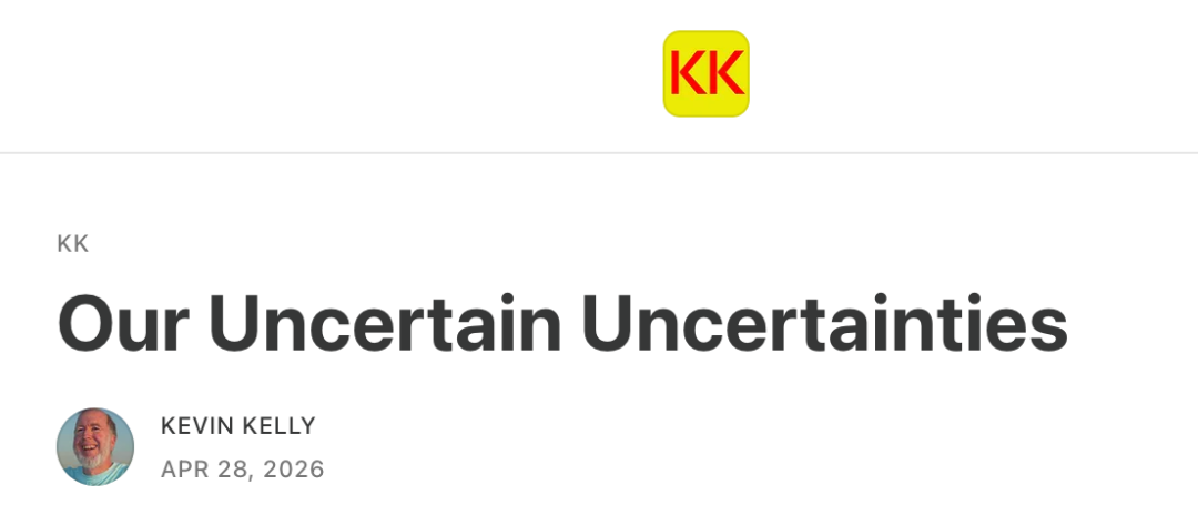 Kevin Kelly: AI Fuels Endless Uncertainty