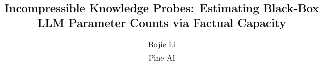 API Probes Estimate Secret LLM Params
