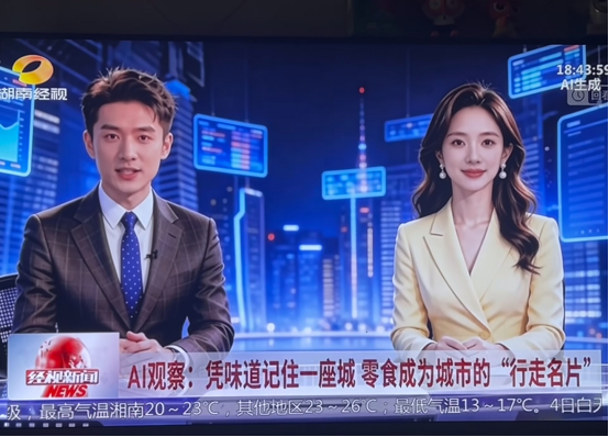 Hunan TV Launches AI News Anchors