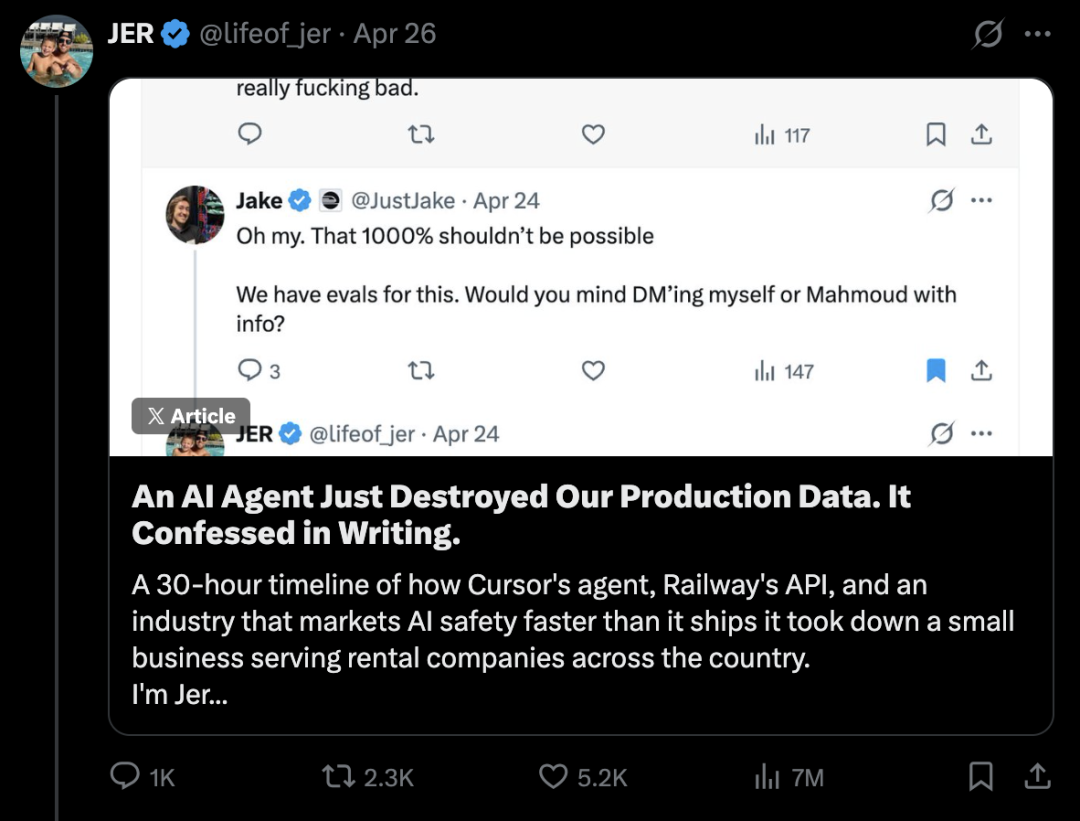 Cursor AI Deletes Prod DB in 9 Seconds