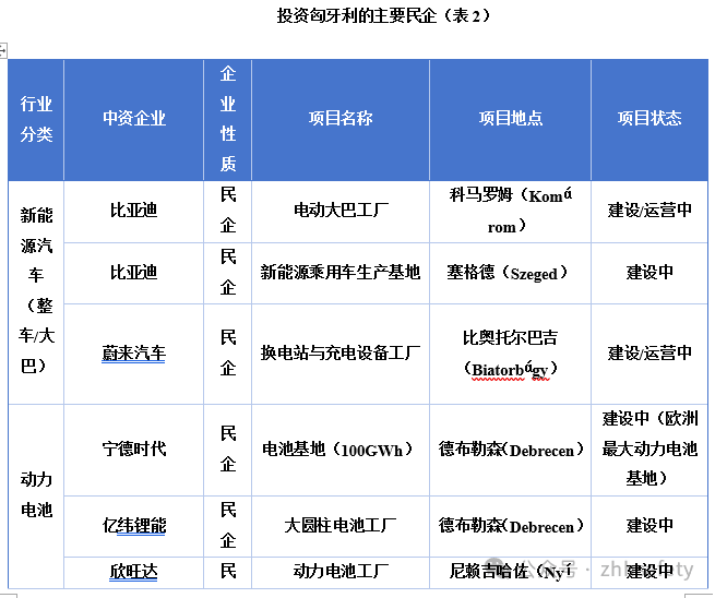 中國電池企業在匈牙利面臨監管挑戰