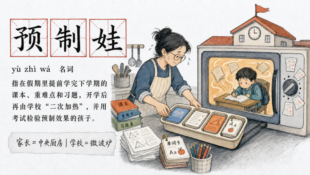 中产娃变笨的原因:预制教育