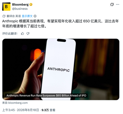 Anthropic 瞄準 10 萬億美元市值