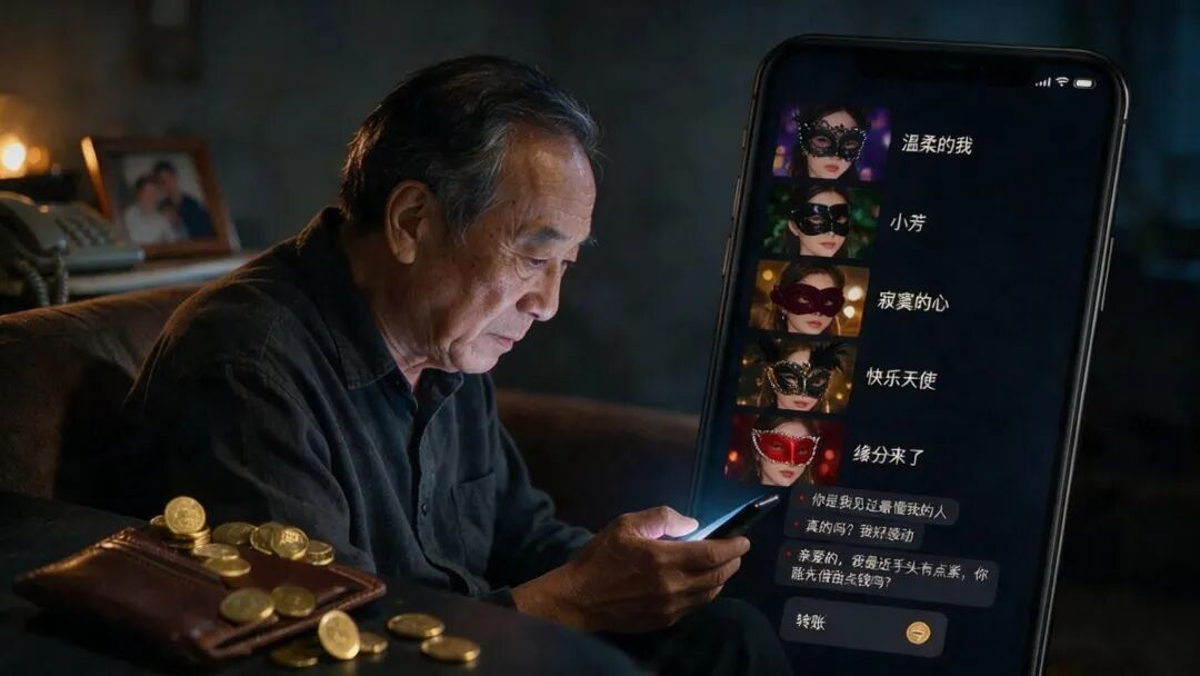 起底线上恋爱交友乱象：围猎中老年男性？“公会”称“有兼职聊天员日赚1万”