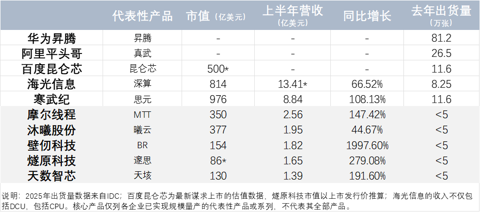 国产 AI 芯片进入分化期