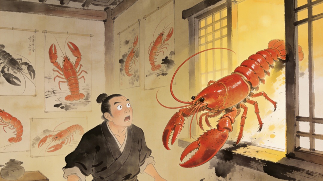 叶公好龙虾