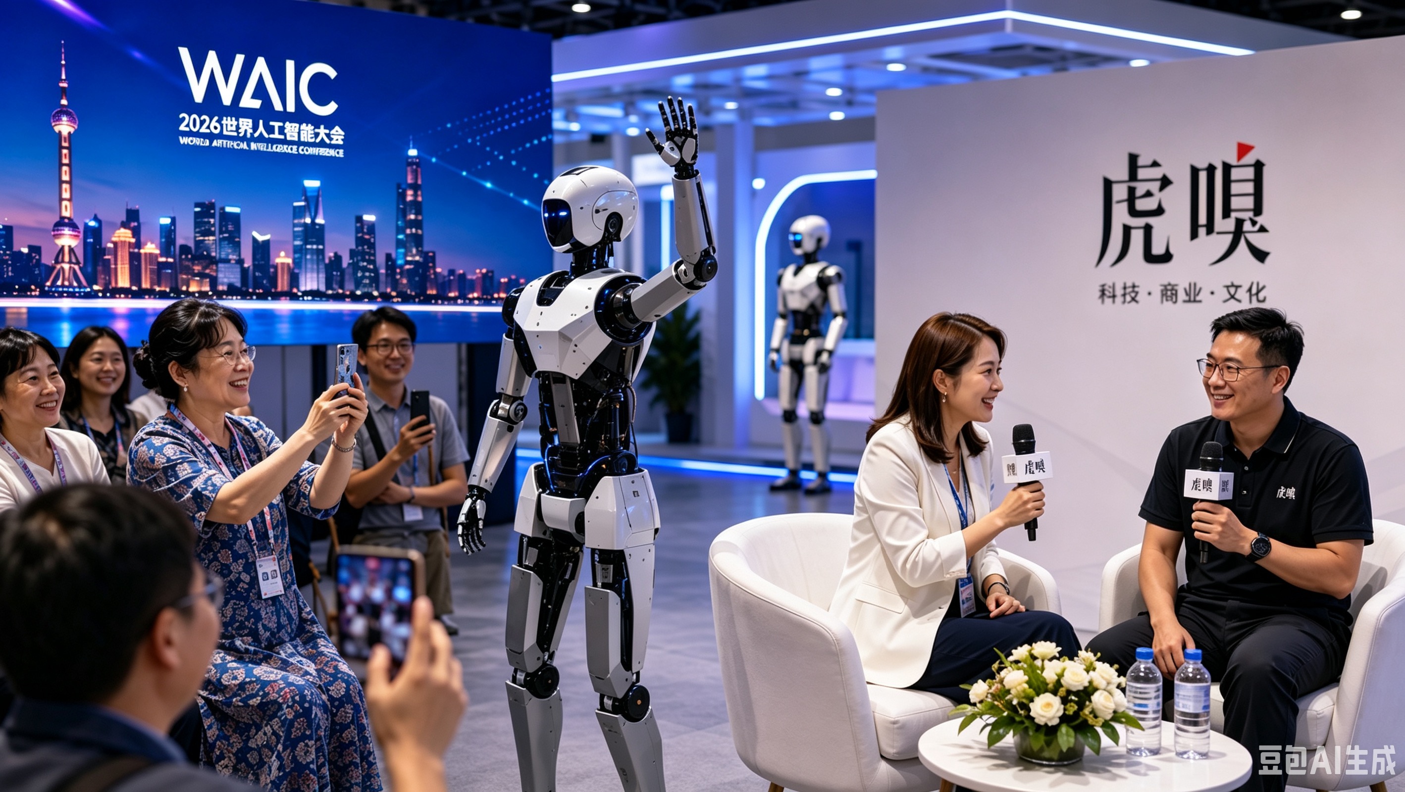 WAIC最冷静的8小时：20位CEO，把AI实账摊在了虎嗅的桌上