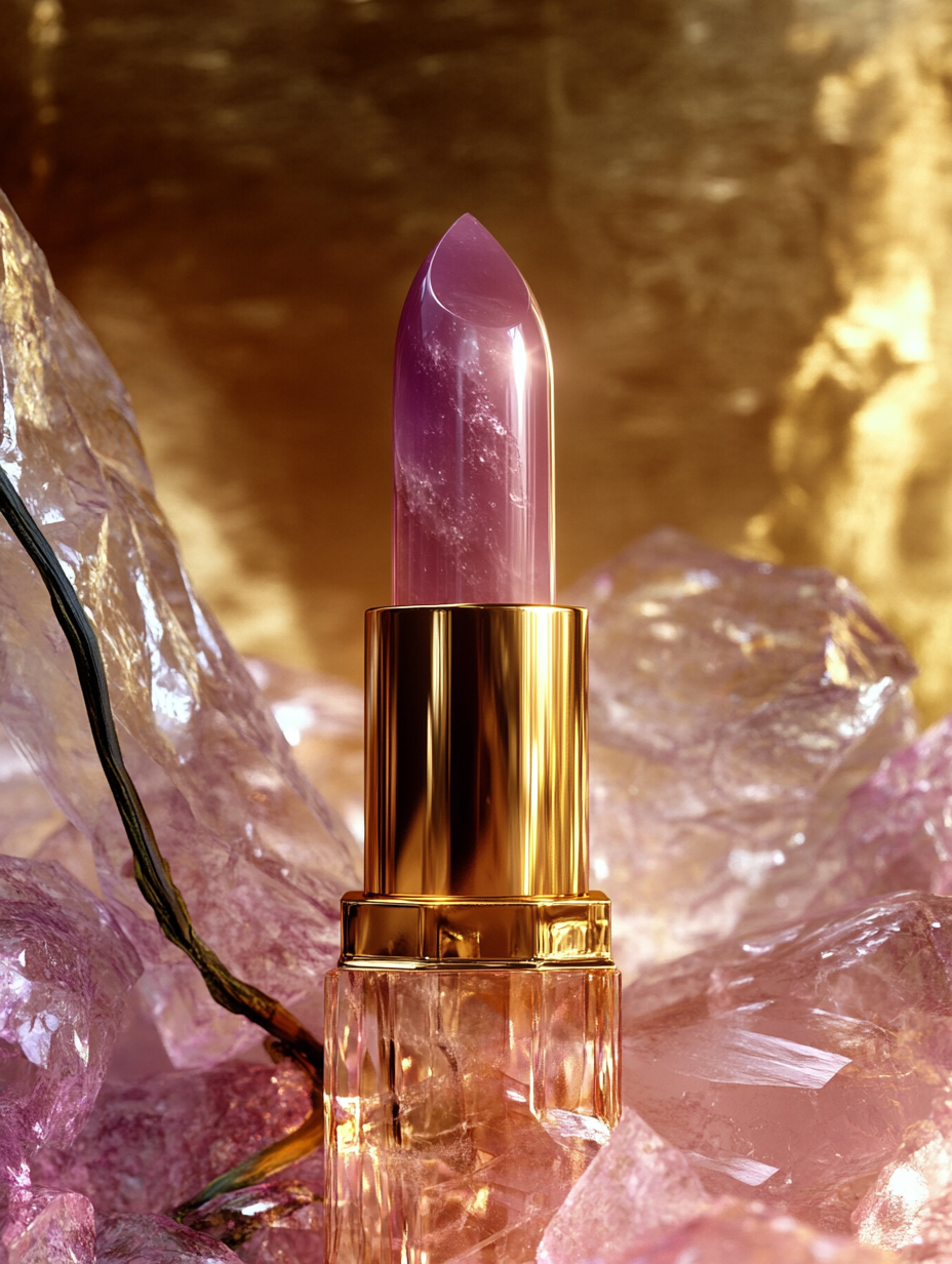 每日最美AI图-AI生图-水晶口红-虎嗅网, image size:928x1232