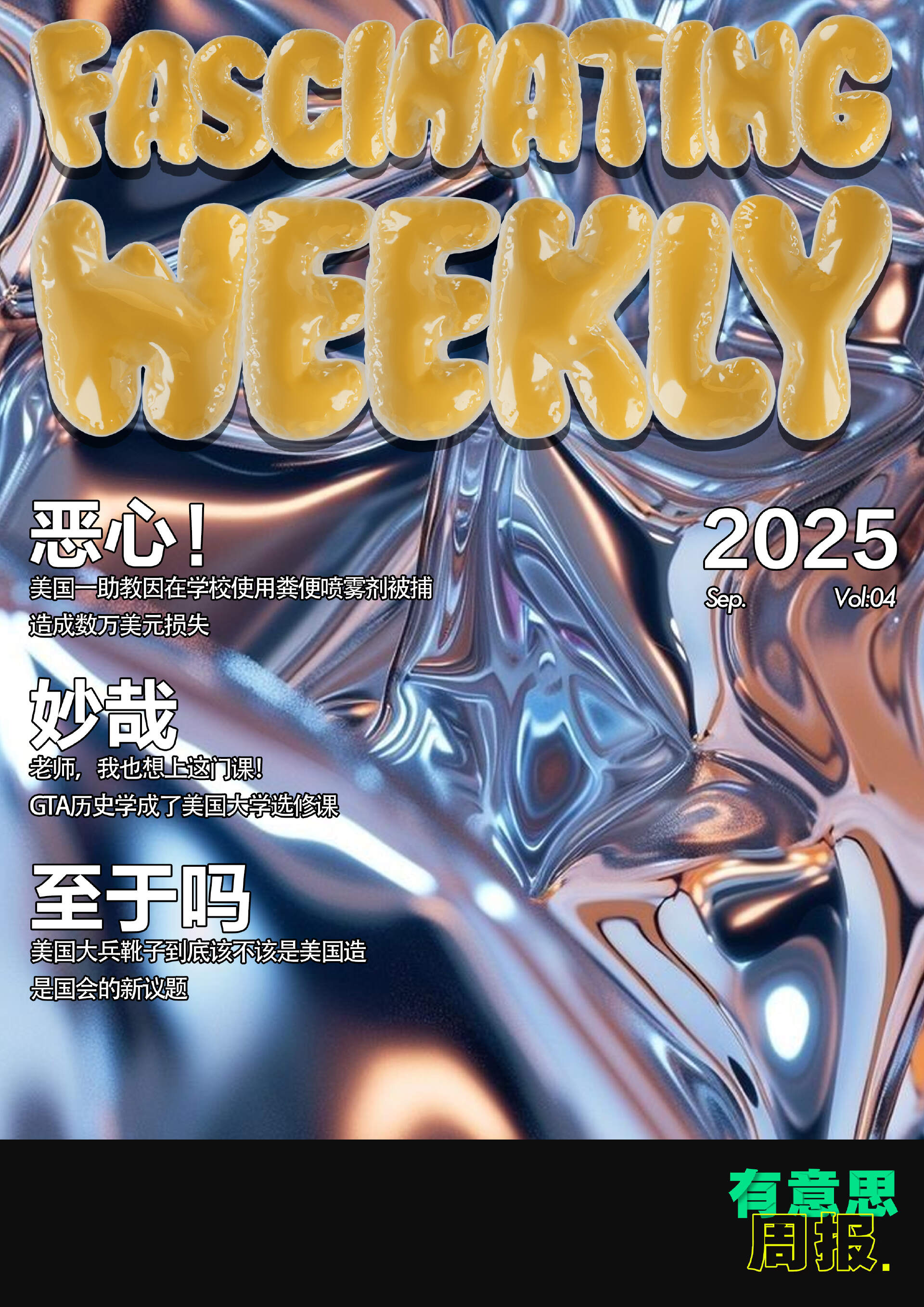 有意思周报-美国一助教因在学校使用粪便喷雾剂被捕，造成数万美元损失；太抽象了！一法国女子被冒牌布拉德·皮特骗了70万英镑-虎嗅网